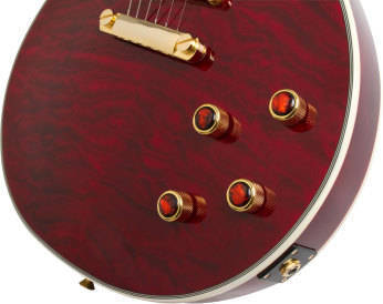 Epiphone Prophecy Les Paul Custom Plus Gx In Black Cherry | Long